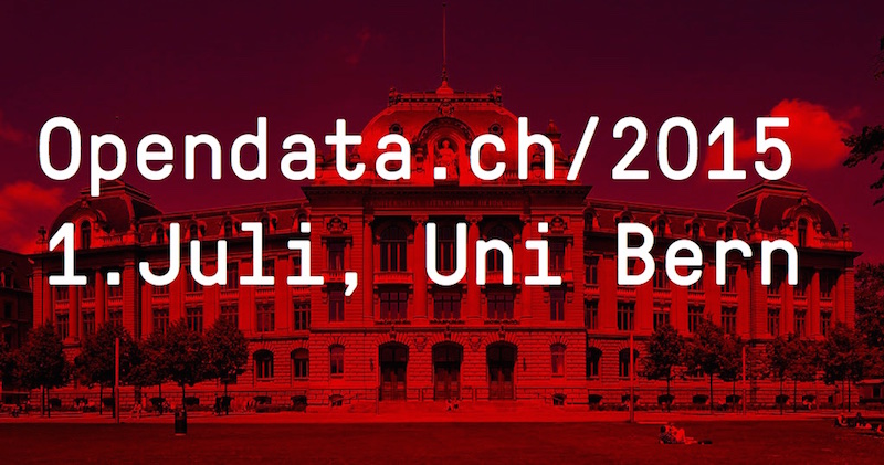 Opendata conference in Bern