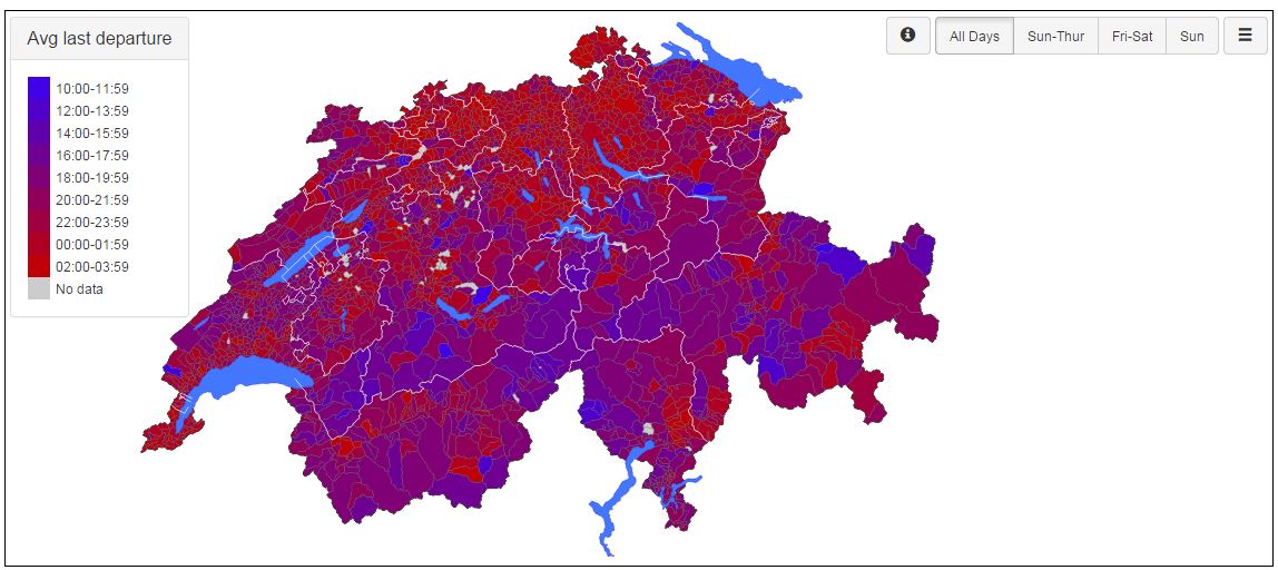 Swiss Public Transportation Visualization
